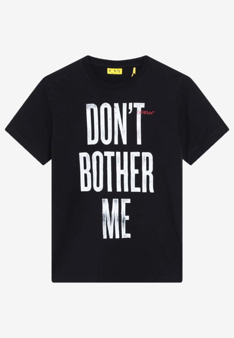 Off-White Kids Boys Don't Bother Me Shirt OBAA002F25-BJER00C/R_OFFW-1025