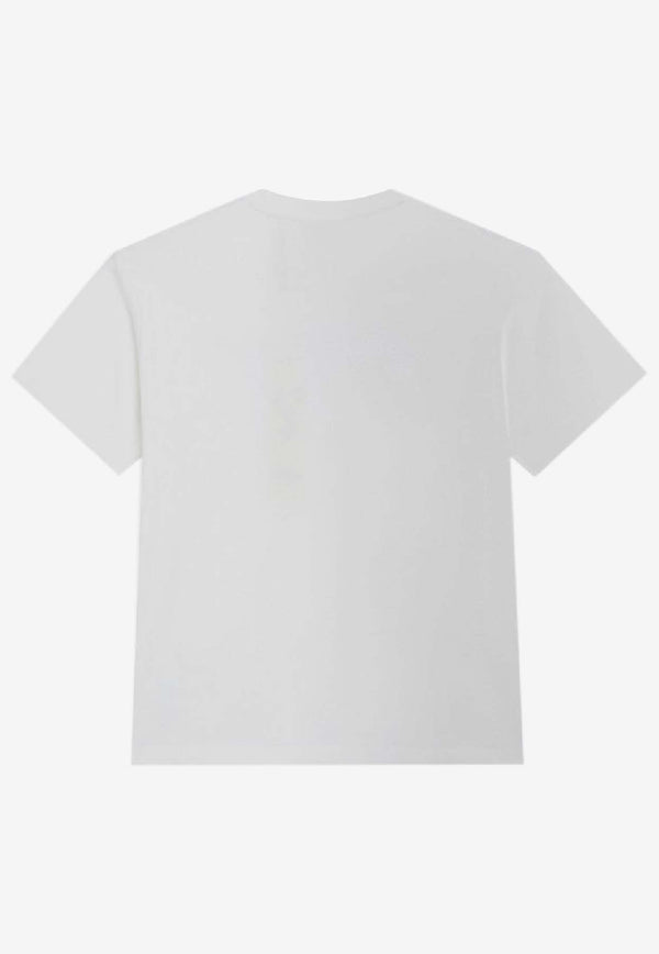 Off-White Kids Boys Big Bookish Splat Logo Shirt OBAA002F25JER005/R_OFFW-0110