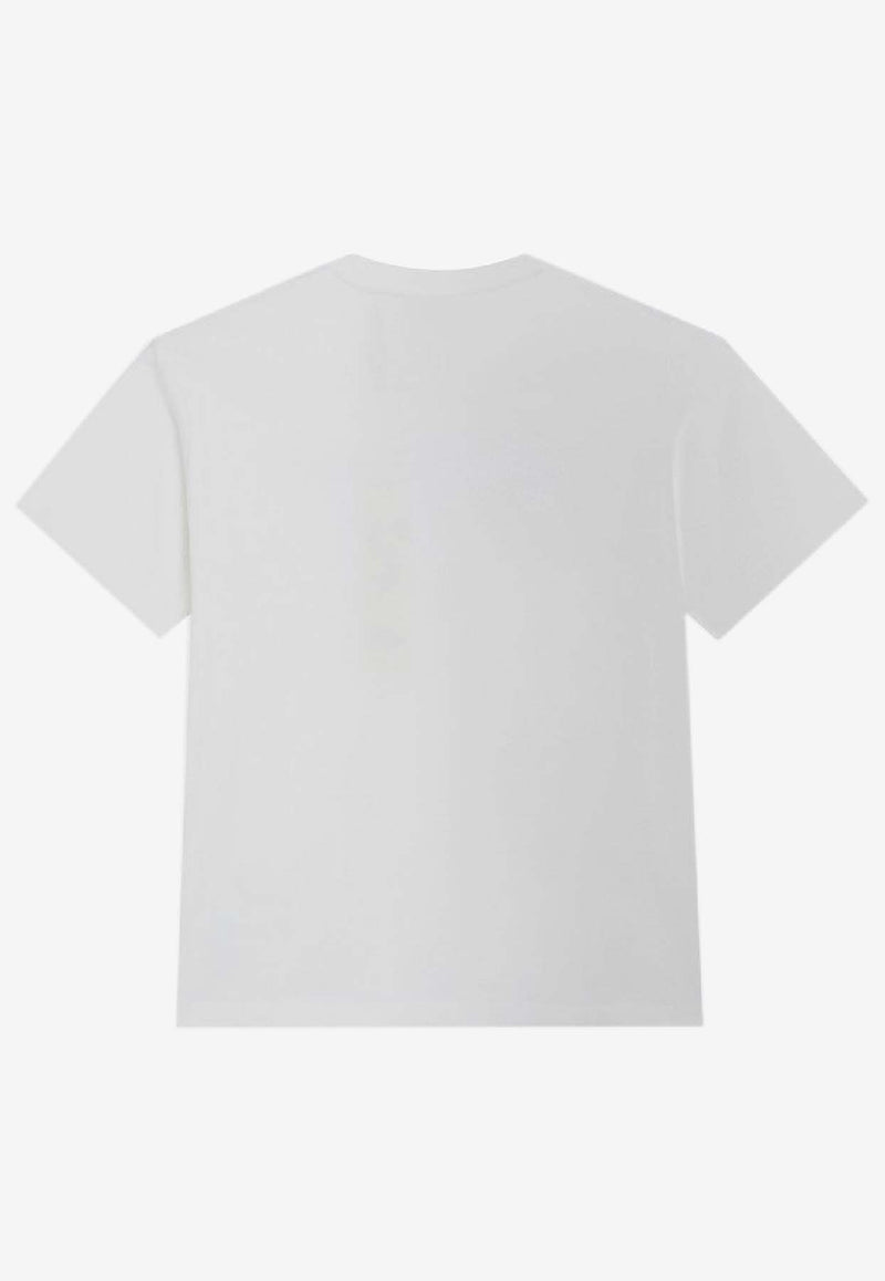 Off-White Kids Boys Big Bookish Splat Logo Shirt OBAA002F25JER005/R_OFFW-0110