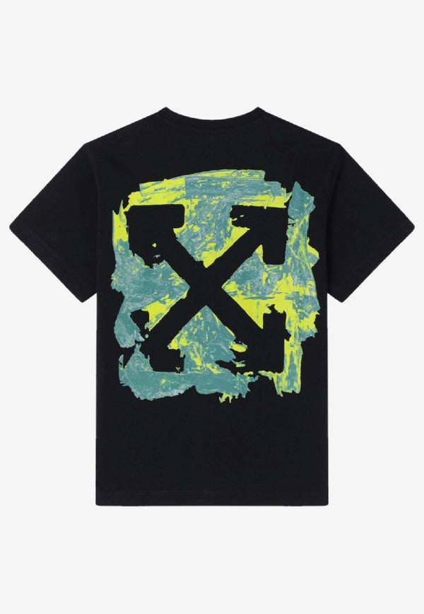 Off-White Kids Boys Arrow Acrylic Shirt OBAA002F25JER007/R_OFFW-1059