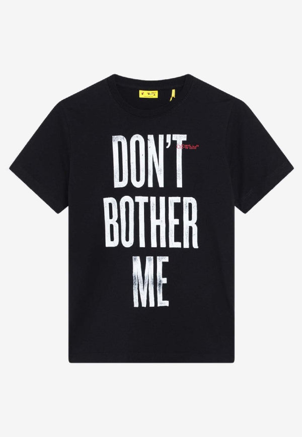 Off-White Kids Boys Don't Bother Me Shirt OBAA002F25JER00C/R_OFFW-1025