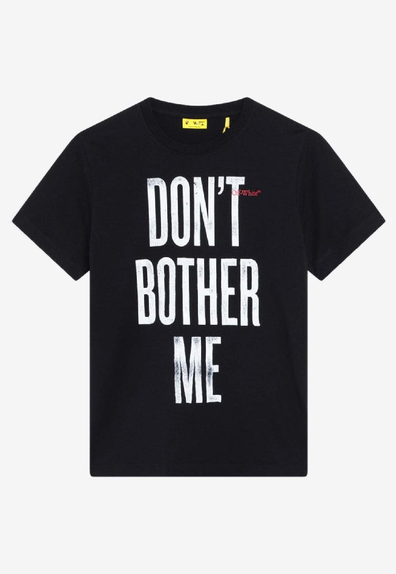 Off-White Kids Boys Don't Bother Me Shirt OBAA002F25JER00C/R_OFFW-1025