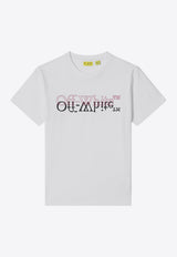 Off-White Kids Boys Mirrored Logo T-shirt White OBAA002S26-BJER001/S_OFFW-1000