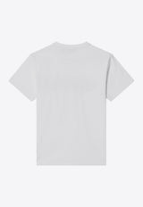 Off-White Kids Boys Mirrored Logo T-shirt White OBAA002S26JER001/S_OFFW-1000