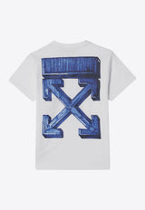 Off-White Kids Boys Marker Arrows T-shirt White OBAA002S26JER005/S_OFFW-1000