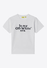 Off-White Kids Boys Multi-Logo Print T-shirt White OBAA002S26JER007/S_OFFW-1000