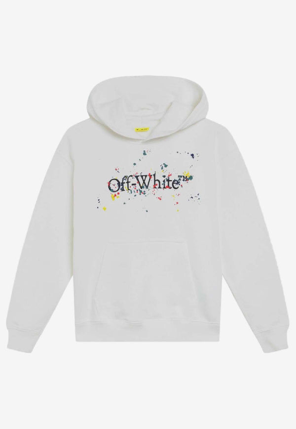Off-White Kids Boys Big Bookish Splat Logo Sweatshirt OBBB001F25-BFLE002/R_OFFW-0110