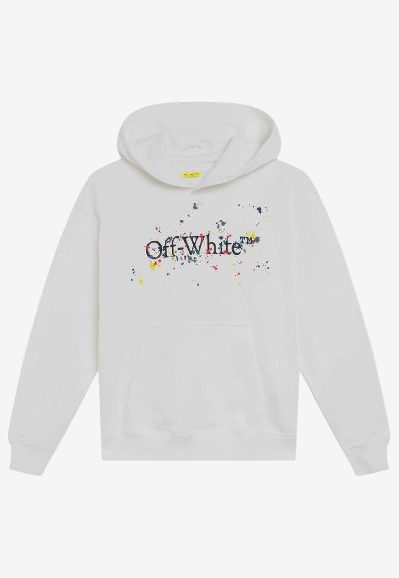 Off-White Kids Boys Big Bookish Splat Logo Sweatshirt OBBB001F25FLE002/R_OFFW-0110