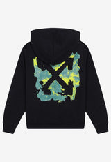 Off-White Kids Boys Arrow Acrylic Zip Sweatshirt OBBE001F25FLE002/R_OFFW-1059