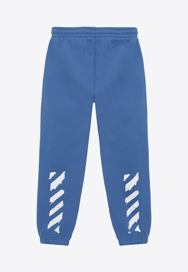 Off-White Kids Boys Logo Track Pants OBCH001S24-BFLE004/O_OFFW-4501