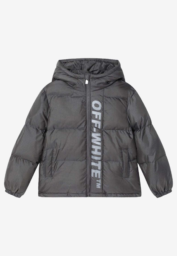Off-White Kids Boys Ripstop Puffer Jacket OBEJ002F25FAB001/R_OFFW-0780