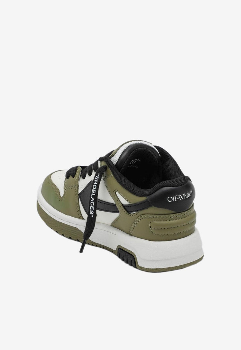 Off-White Kids Boys Out Of Office Low-Top Sneakers Green OBIA011F24-BLEA001/P_OFFW-0154