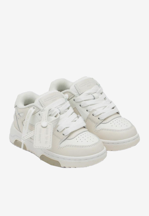 Off-White Kids Boys Out Of Office Low-Top Sneakers White OBIA011F24LEA002/P_OFFW-0103