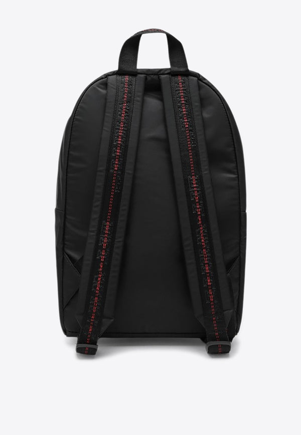 Off-White Reflective Logo Backpack  Black OBNB001F25FAB001/R_OFFW-1080