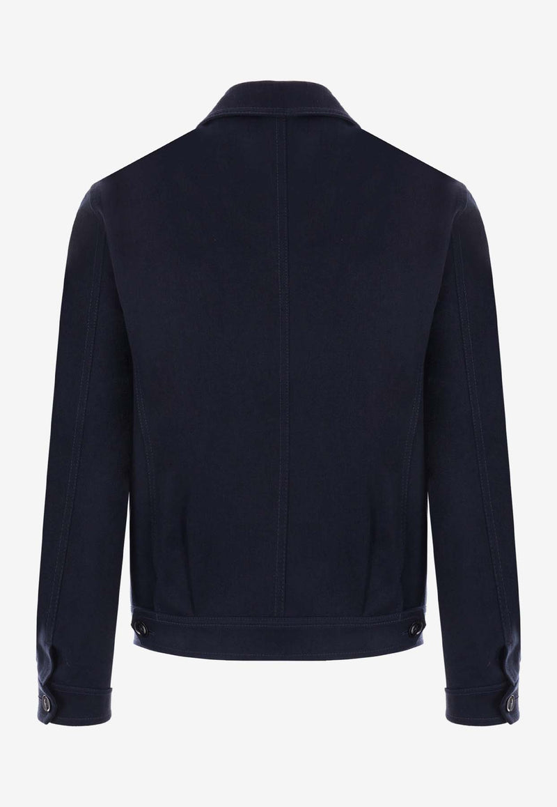 Tom Ford Linen-Blend Zip-Up Jacket OBS029-FMC093S24 HB791