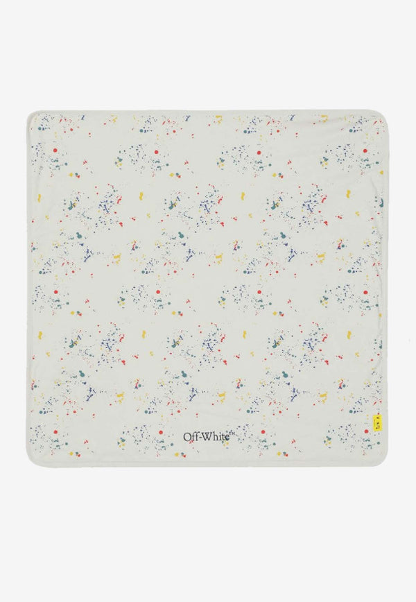 Off-White Kids Splat Blanket OBXT001F25JER001/R_OFFW-0584