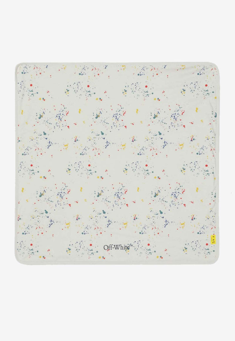 Off-White Kids Splat Blanket OBXT001F25JER001/R_OFFW-0584