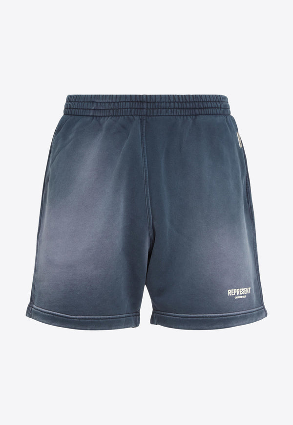 Represent Owners Club Faded Track Shorts Blue OCM100004-224_NAVY