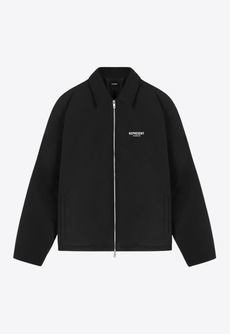 Represent Owners Club Coach Zip-Up Jacket Black OCM11197BLACK