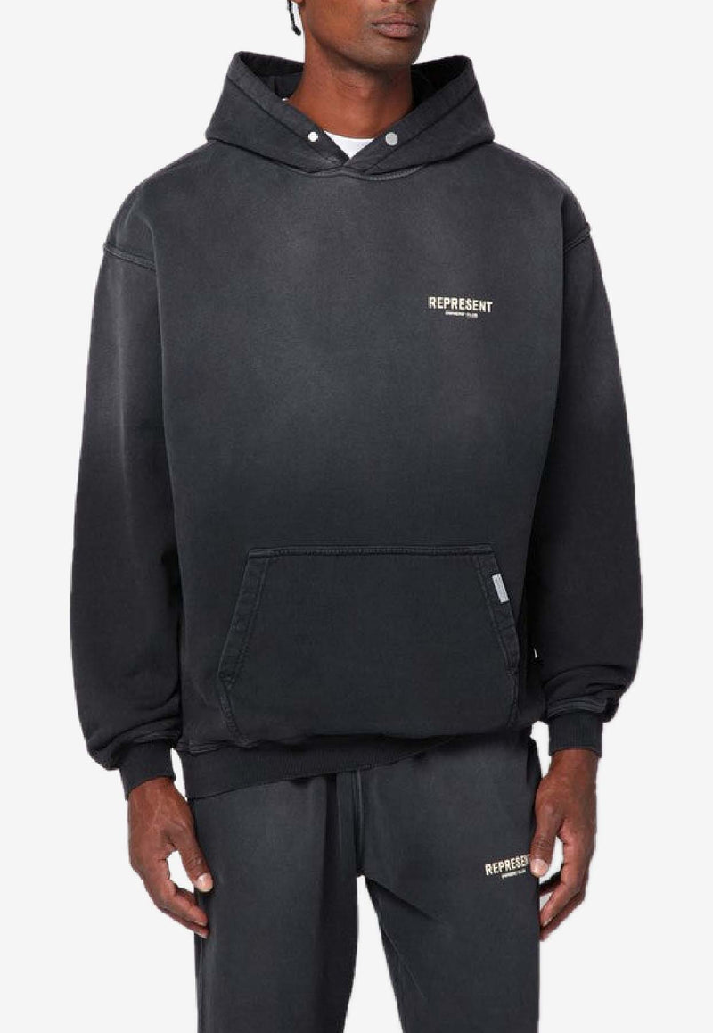Represent Owners Club Oversized Faded Hoodie Black OCM41113CO/R_REPRE-0330