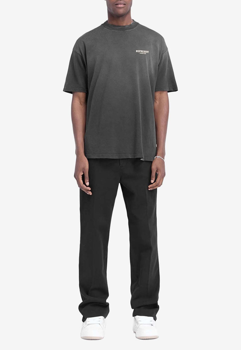 Represent Owner's Club Faded Crewneck T-shirt Black OCM41114-0330_BLACK