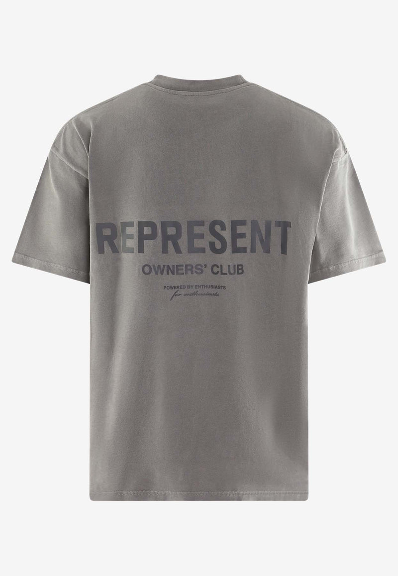 Represent Owner's Club Faded Crewneck T-shirt Gray OCM41114-48_GREY