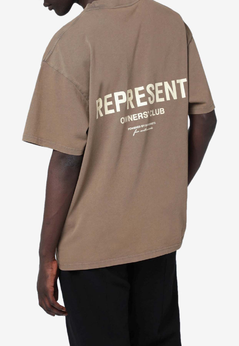 Represent Owners Club Crewneck T-shirt Beige OCM41114CO/S_REPRE-16