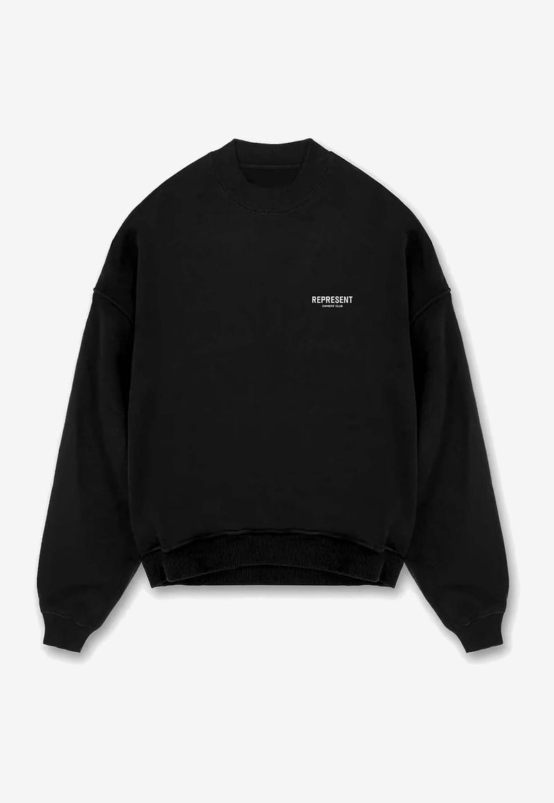 Represent Owner's Club Crewneck Sweatshirt Black OCM41115-001_BLACK