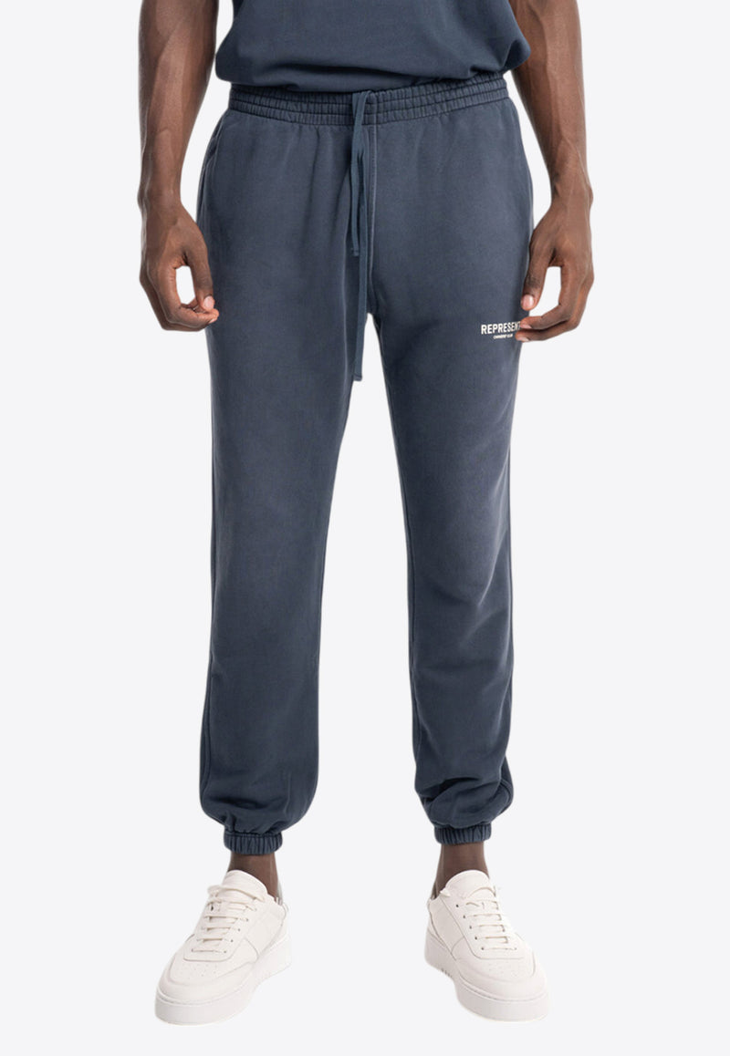 Represent Owners Club Faded Track Pants Blue OCM41116-224_NAVY