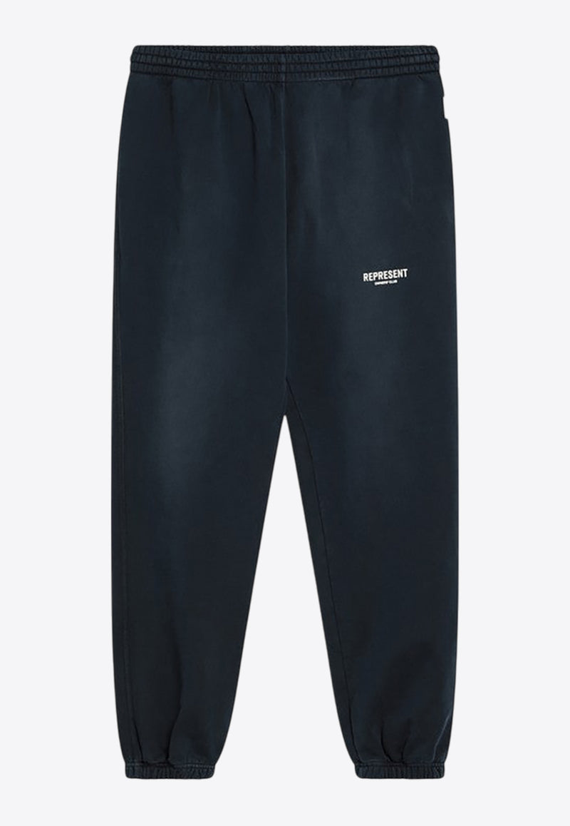 Represent Washed Logo Track Pants Blue OCM41116CO/Q_REPRE-224