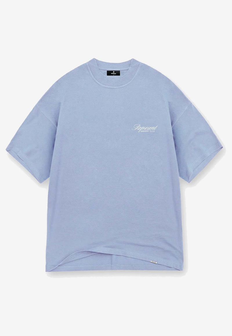 Represent Owner's Club Script T-shirt Blue OCM41201-08_BLUE