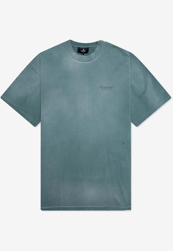 Represent Owner's Club Script Faded T-shirt Green OCM41201-39_GREEN