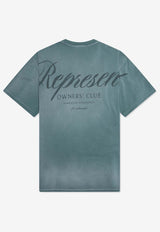 Represent Owner's Club Script Faded T-shirt Green OCM41201-39_GREEN