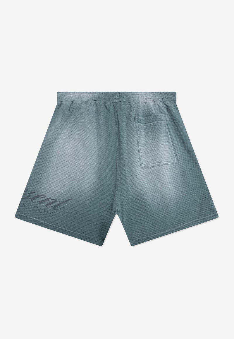 Represent Owner's Club Script Faded Mesh Shorts Green OCM41237-39_GREEN