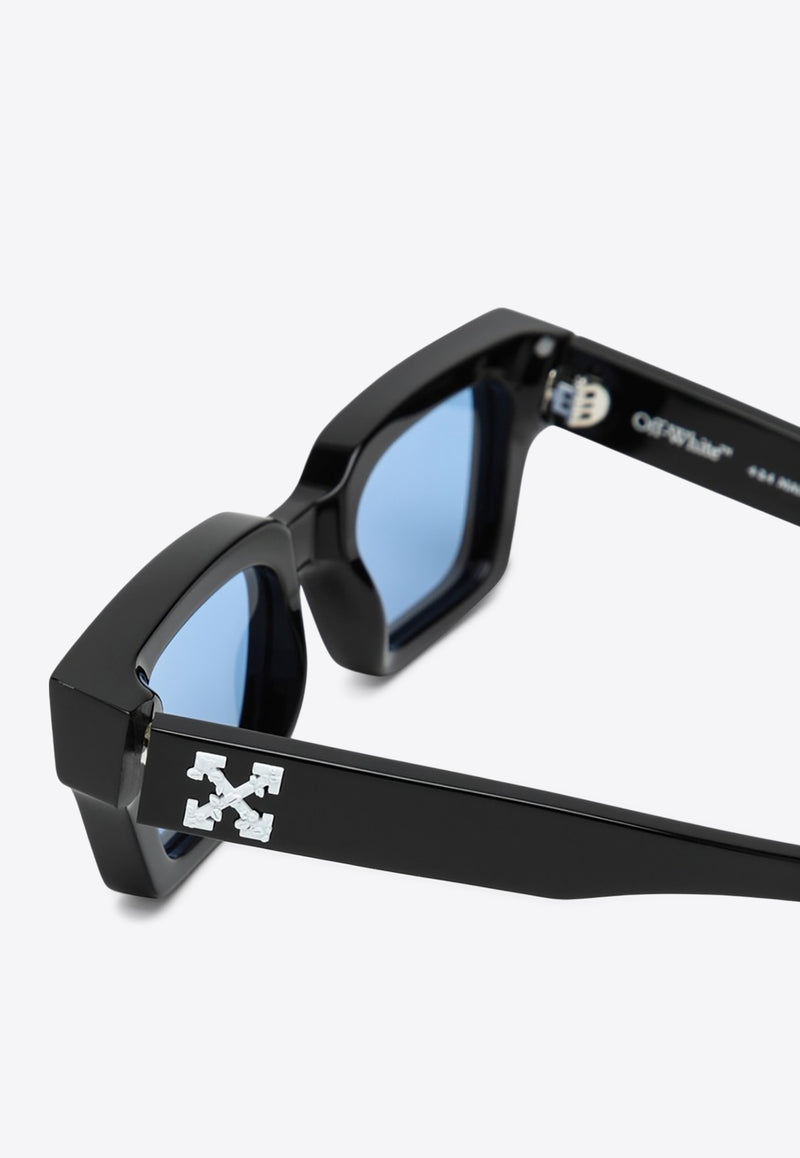 Off-White Virgil Rectangular Logo Sunglasses Blue OERI008C99PLA005/O_OFFW-1045