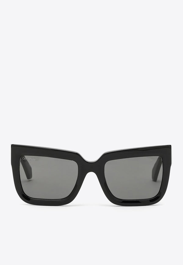 Off-White Firenze Oversized Sunglasses OERI088F23PLA001/N_OFFW-1007 Gray