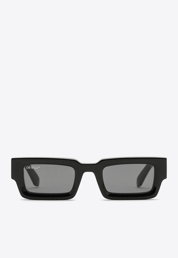 Off-White Rectangular Acetate Sunglasses OERI089F23PLA001/N_OFFW-1007