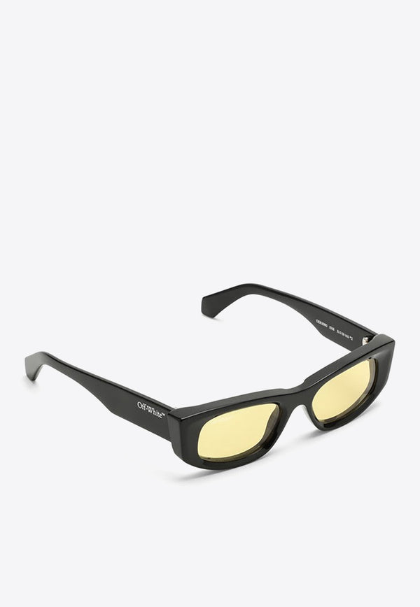 Off-White Matera Rectangular Sunglasses OERI090F23PLA001/N_OFFW-1018