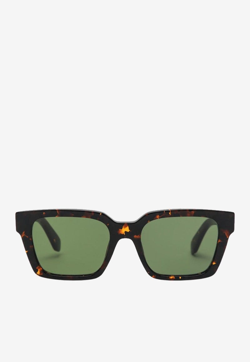 Off-White Branson Square Sunglasses Green OERI111C99PLA001/Q_OFFW-6055