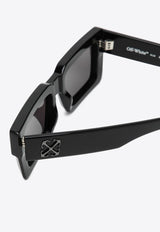 Off-White Moberly Rectangular Logo Sunglasses Gray OERI114S24PLA001/O_OFFW-1007