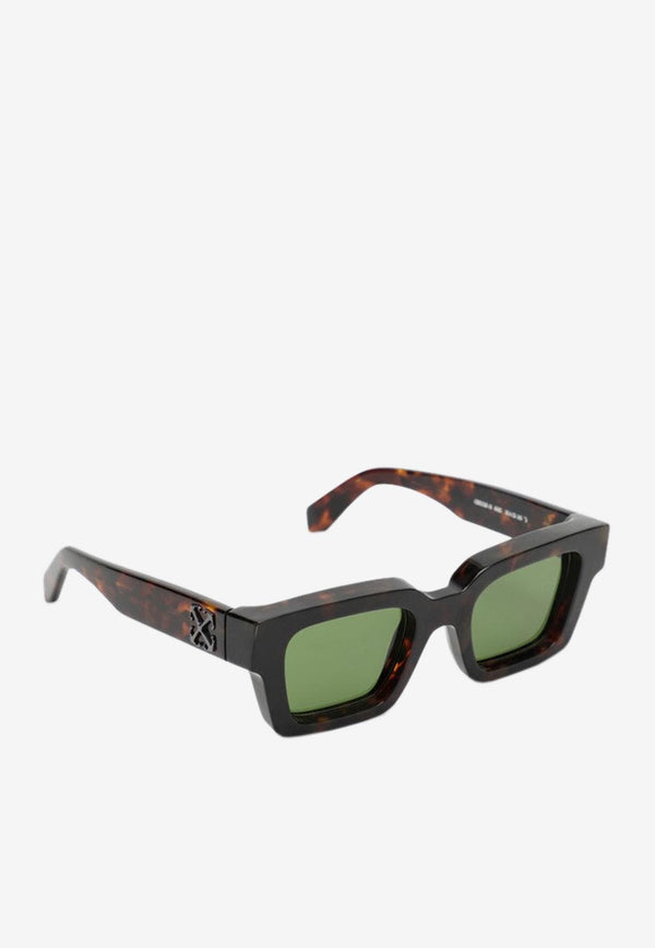 Off-White Virgil Square Sunglasses Green OERI126S24PLA001/O_OFFW-6055