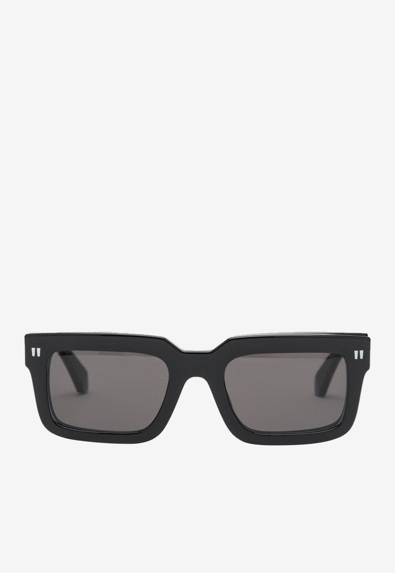 Off-White Clip-On Square Sunglasses Gray OERI130C99PLA001/Q_OFFW-1007