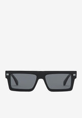 Off-White Chandler Rectangular Sunglasses Gray OERI13ZS25PLA001/Q_OFFW-1007