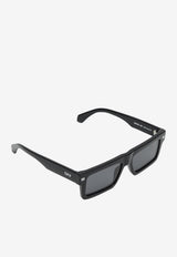 Off-White Chandler Rectangular Sunglasses Gray OERI13ZS25PLA001/Q_OFFW-1007