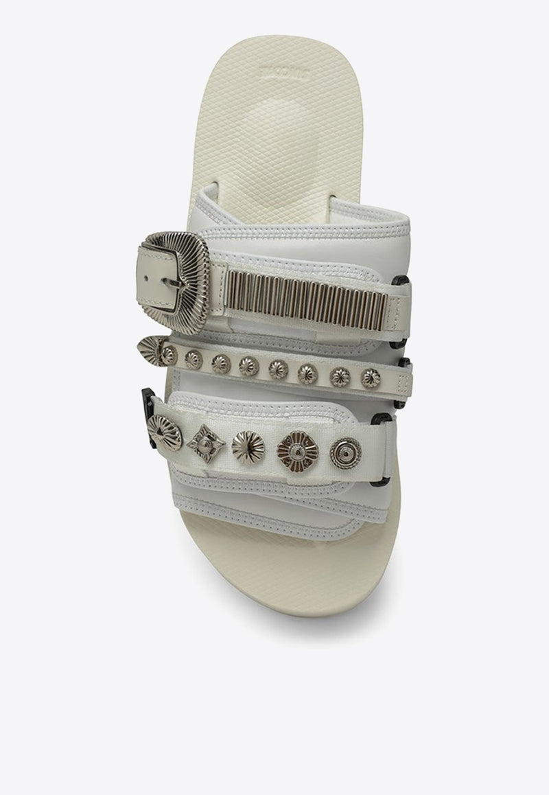 Suicoke X Toga Moto Flatform Slides OG056CABTOGLE/M_SUICO-WHT