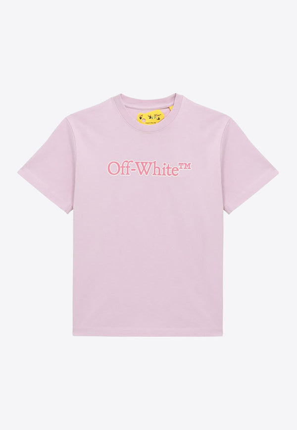 Off-White Kids Girls Logo-Print T-shirt OGAA001S24-AJER004/O_OFFW-3632