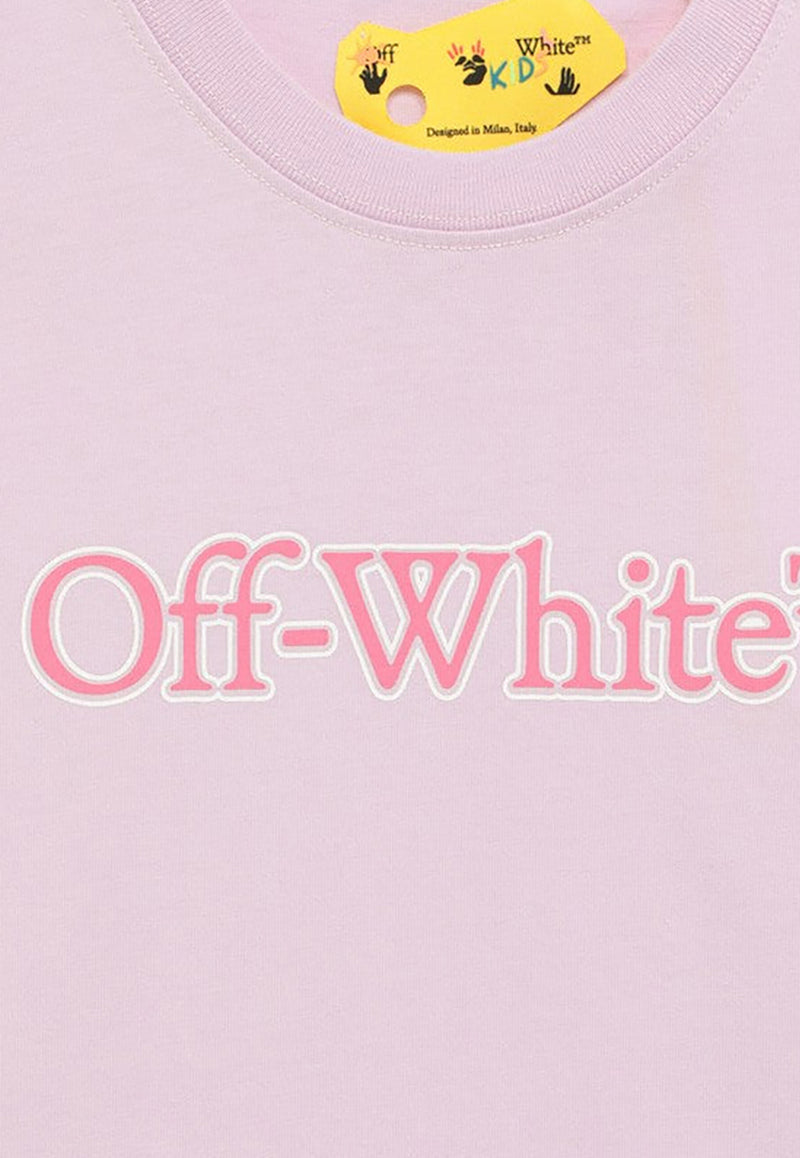 Off-White Kids Girls Big Bookish T-shirt OGAA001S24-BJER004/O_OFFW-3632