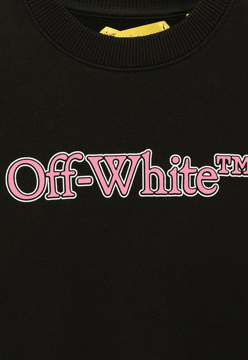 Off-White Kids Girls Crewneck Sweatshirt OGBA001S24-AFLE003/O_OFFW-1032