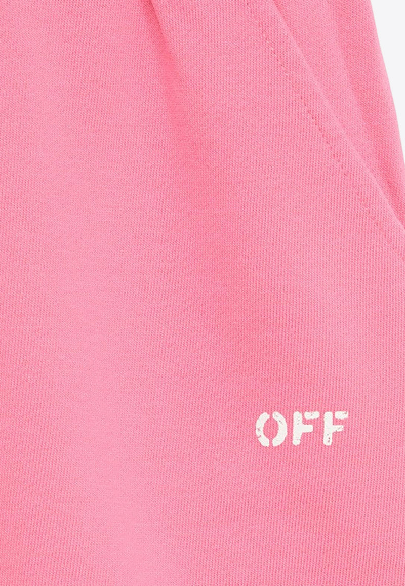 Off-White Kids Girls Logo-Print Skirt OGCK002S24-AFLE001/O_OFFW-3201