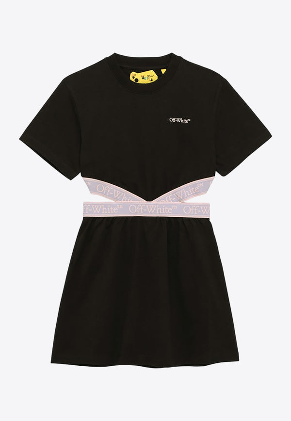 Off-White Kids Girls Logo Two-Piece Clothing Set OGDB055S24-BJER001/O_OFFW-1036